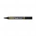 Pentel Chisel Tip Permanent Marker Black 5 Pack YN8605-A PE11390