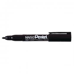 Cheap Stationery Supply of Pentel NN50 Permanent Marker Bullet Tip Black (Pack of 12) NN50-A PENN50BK Office Statationery