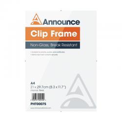 Cheap Stationery Supply of Announce Metal Clip Frame A4 PHT00075 PHT00075 Office Statationery