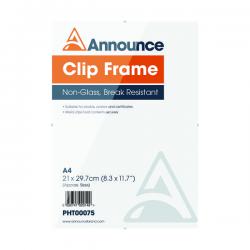 Cheap Stationery Supply of Announce Metal Clip Frame A4 PHT00075 PHT00075 Office Statationery