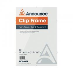 Cheap Stationery Supply of Announce Metal Clip Frame A3 PHT00079 PHT00079 Office Statationery