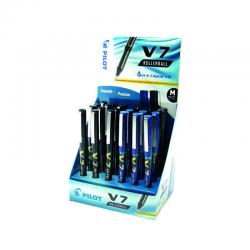 Cheap Stationery Supply of Pilot V7 Hi-Tecpoint Rollerball Display Black (Pack of 24) 101502400 PI00824 Office Statationery