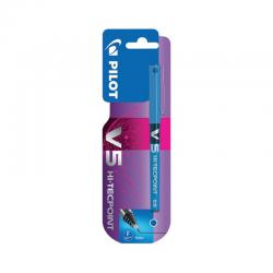 Cheap Stationery Supply of Pilot V5 Hi-Tecpoint Rollerball Pen Blue (Pack of 12) 100101203 PI04019 Office Statationery