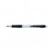 A set of 12 sleek black Pilot mechanical pencils with a comfortable grip. Each pencil has a durable HB lead for smooth, precise writing. Perfect for any task that requires precision and control.