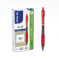 Cheap Stationery Supply of Pilot G207 Gel Ink Retractable Rollerball Pen Red (Pack of 12) G2RED PI16320 Office Statationery