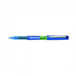 Cheap Stationery Supply of Pilot Greenball Begreen Rollerball Pen Medium Line Blue (Pack of 10) 4902505345258 PI45289 Office Statationery
