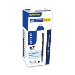 Cheap Stationery Supply of Pilot V7 Hi-Tecpoint Ultra Rball Fine Black (Pack of 20) 3131910516538 PI51653 Office Statationery