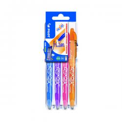 Cheap Stationery Supply of Pilot Set2Go FriXion Rollerball 07 Pens Assorted (Pack of 4) 3131910551584 PI55158 Office Statationery