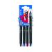 Pilot FrXiion Set2Go Rollerball Synergy Clicker Pens Assorted (Pack of 4) S2G571971