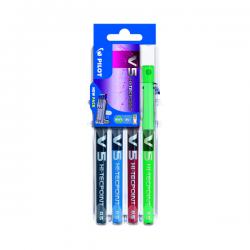 Cheap Stationery Supply of PILOT V5 Set2Go Rollerball Pens Assorted (Pack of 4) S2G573470 PI57347 Office Statationery