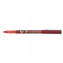 Cheap Stationery Supply of Pilot V7 Hi-Tecpoint Ultra Rollerball Pen Fine Red (Pack of 12) V702 PIV7R Office Statationery