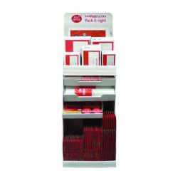 Cheap Stationery Supply of Postpak Red Display Stand and Stock PACKAGING FSDU POF12081 Office Statationery