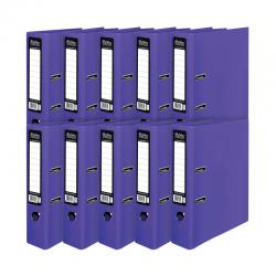 Cheap Stationery Supply of Pukka Brights Lever Arch File A4 Purple (Pack of 10) BR-7762 PP37762 Office Statationery