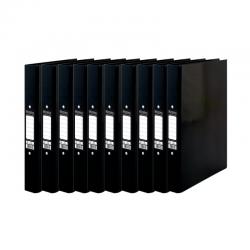 Cheap Stationery Supply of Pukka Brights Ringbinder A4 Black (Pack of 10) BR-7765 PP37765 Office Statationery