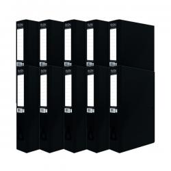 Cheap Stationery Supply of Pukka Brights Box File Foolscap Black (Pack of 10) BR-7773 PP37773 Office Statationery