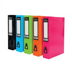 Cheap Stationery Supply of Pukka Brights Box File Foolscap Assorted (Pack of 10) BR-9450 PP39450 Office Statationery