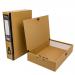 Pukka Recycled Box File Foolscap Kraft (Pack of 8) RF-9487 PP39487
