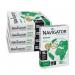This image features a large pack of Navigator Copy & Printer Paper, with white A4 size sheets. The paper is 80gsm and comes in a quantity of 2500. The packaging is labeled with the brand name Navigator and model number NAVA480 PPR00611.