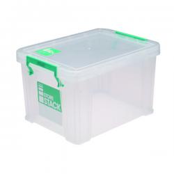 Cheap Stationery Supply of StoreStack 1 Litre Storage Box W180xD110xH90mm Clear RB00814 RB00814 Office Statationery