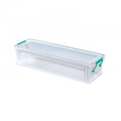 Cheap Stationery Supply of StoreStack 2.2 Litre Storage Box W370xD110xH80mm Clear RB75896 RB75896 Office Statationery