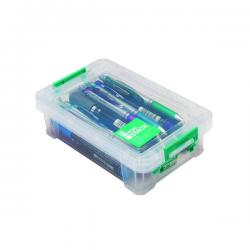 Cheap Stationery Supply of StoreStack 0.8 Litre Storage Box W200xD125xH50mm Clear RB90118 RB90118 Office Statationery