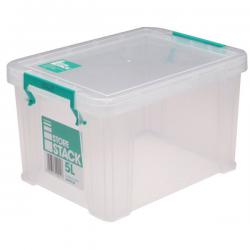 Cheap Stationery Supply of StoreStack 5 Litre Clear W260xD190xH150mm Storage Box RB90120 RB90120 Office Statationery