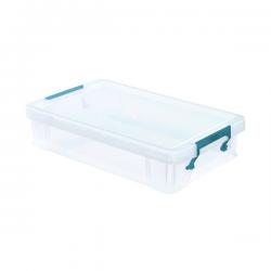 Cheap Stationery Supply of StoreStack 5.5 Litre Storage Box W400xD255xH80mm Clear RB90121 RB90121 Office Statationery