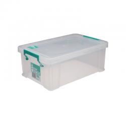 Cheap Stationery Supply of StoreStack 10 Litre Storage Box W400xD255xH150mm Clear RB90123 RB90123 Office Statationery