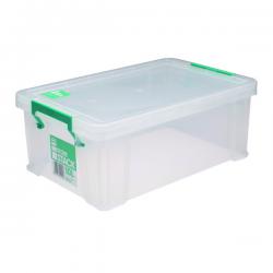 Cheap Stationery Supply of StoreStack 10 Litre Storage Box W400xD255xH150mm Clear RB90123 RB90123 Office Statationery