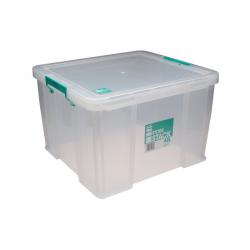 Cheap Stationery Supply of StoreStack 48 Litre Storage Box W490xD440xH320mm Clear RB90125 RB90125 Office Statationery