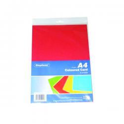 Cheap Stationery Supply of Stephens Assorted Coloured Card (Pack of 80) RS242451 RS24245 Office Statationery