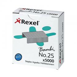 Cheap Stationery Supply of Rexel No 25 Staples 4mm (Pack of 5000) 05025 RX05025 Office Statationery