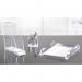 Rexel Nimbus Acrylic Letter Tray Clear 2101504 RX17640