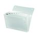 Rexel Ice Expanding Files 13 Pocket Polypropylene A4 Clear (Pack of 10) 2102035