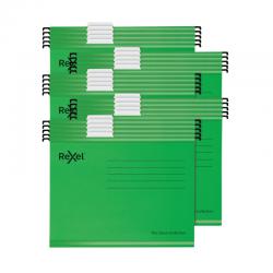 Cheap Stationery Supply of Rexel Classic Suspension Files Foolscap Green (Pack of 25) 2115591 RX58101 Office Statationery