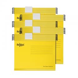 Cheap Stationery Supply of Rexel Classic Suspension Files Foolscap Yellow (Pack of 25) 2115593 RX58103 Office Statationery