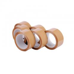 Cheap Stationery Supply of Polypropylene Packaging Tape 48mmx66m Brown (Pack of 6) 7671 RY03774 Office Statationery