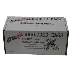 Cheap Stationery Supply of Safewrap Shredder Bag 100 Litre (Pack of 50) RY0471 RY19841 Office Statationery