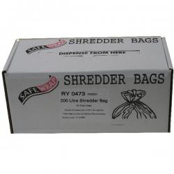 Cheap Stationery Supply of Safewrap Shredder Bag 200 Litre (Pack of 50) RY0473 RY19881 Office Statationery