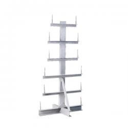 Cheap Stationery Supply of Bar Storage Rack Double Side 350kg/Arm Grey 318943 Office Statationery