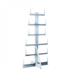 Cheap Stationery Supply of Bar Storage Rack Double Side 350kg/Arm Grey 318945 Office Statationery