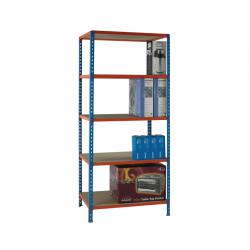 Cheap Stationery Supply of Standard Duty Painted Orange Shelf Unit Blue 378966 SBY22570 Office Statationery
