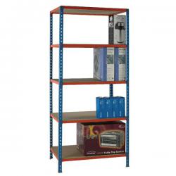 Cheap Stationery Supply of Standard Duty Painted Orange Shelf Unit Blue 378966 SBY22570 Office Statationery