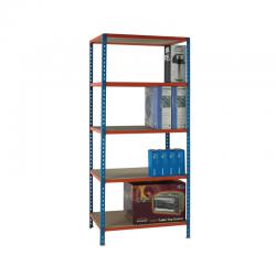 Cheap Stationery Supply of Standard Duty Painted Orange Shelf Unit Blue 378969 SBY22571 Office Statationery