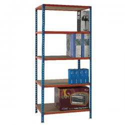 Cheap Stationery Supply of Standard Duty Painted Orange Shelf Unit Blue 378969 SBY22571 Office Statationery