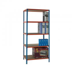 Cheap Stationery Supply of Standard Duty Painted Orange Shelf Unit Blue 378970 SBY22572 Office Statationery