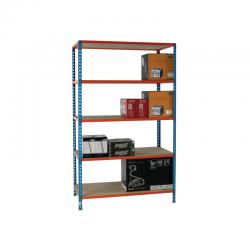 Cheap Stationery Supply of Standard Duty Painted Orange Shelf Unit Blue 378983 SBY22574 Office Statationery