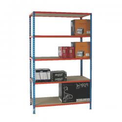 Cheap Stationery Supply of Standard Duty Painted Orange Shelf Unit Blue 378984 SBY22575 Office Statationery
