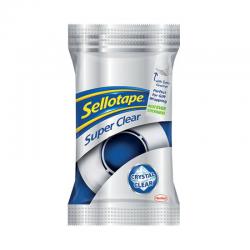 Cheap Stationery Supply of Sellotape Super Clear Tape 18mm x 10m (Pack of 50) 1443330 SE05016 Office Statationery