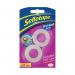 The image shows two packs of Henkel Sticky Tapes Sellotape On-Hand Refill Invisible Tape. Each pack contains 18mm x 15m tape, for a total of 30m. The tape is transparent and comes in a convenient dispenser. The packaging features the Henkel logo and product details in bold font.